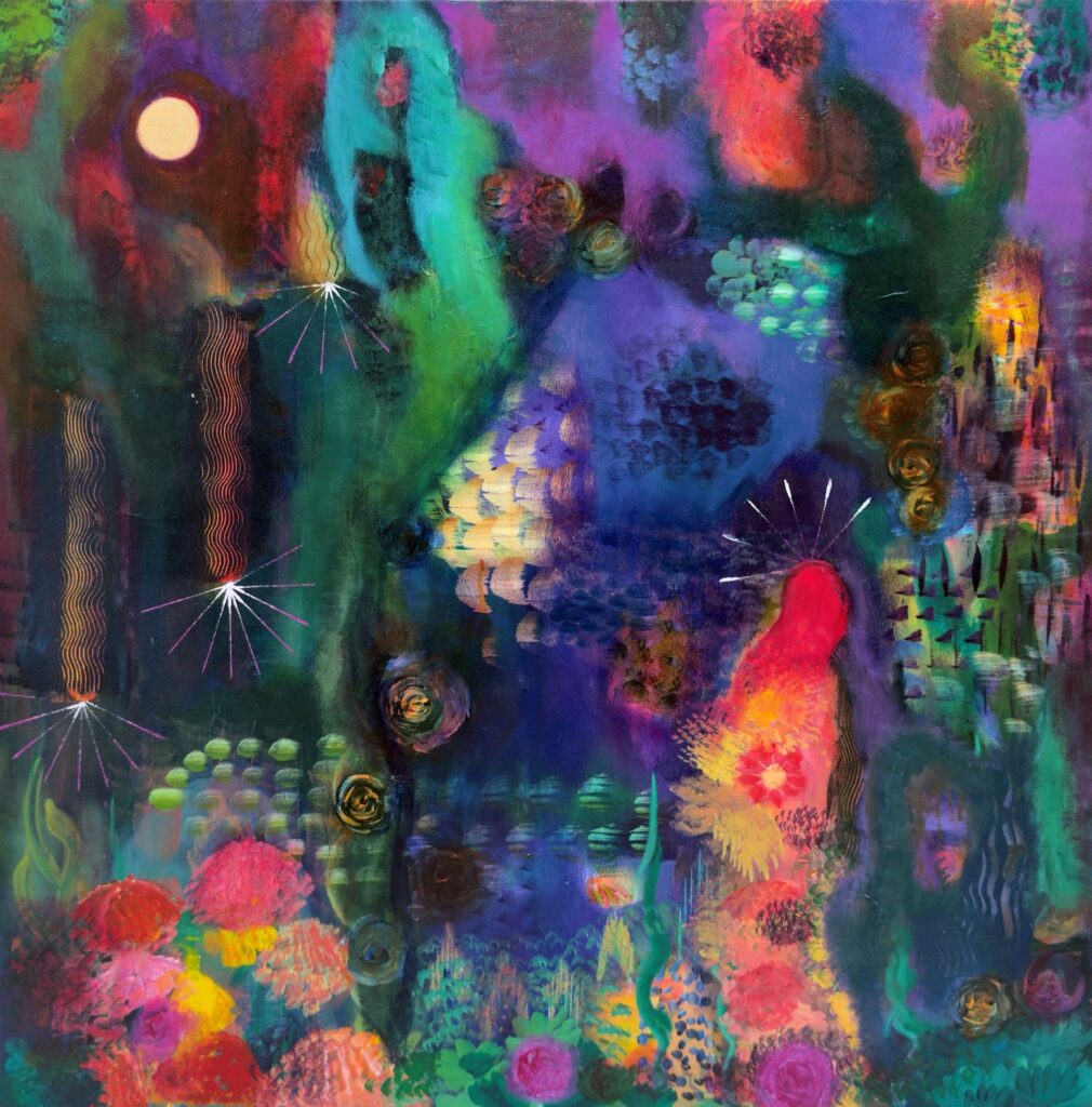 Under the Sea acrylic painting by Sophia Wang